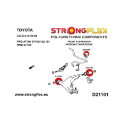 216300A: Front suspension bush kit SPORT