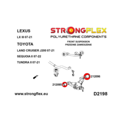212096A: Front lower arm – rear bush SPORT