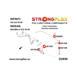 286238B: Front suspension bush kit