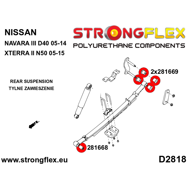 286237A: Front and rear suspension kit SPORT