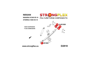 286237A: Front and rear suspension kit SPORT