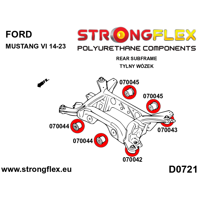 070045B: Rear diff mount - rear bush