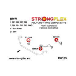 036138A: Full suspension polyurethane bush kit SPORT