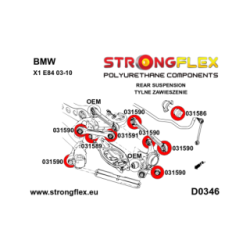 036137A: Rear suspension bush kit SPORT