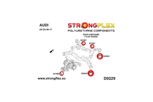 026289B: Full suspension polyurethane bush kit
