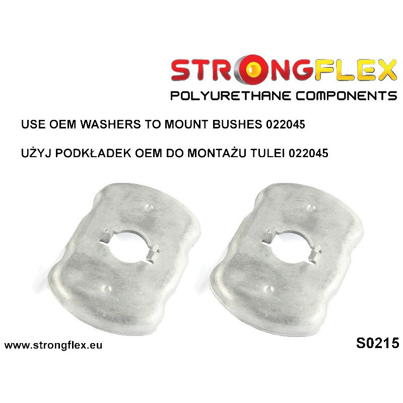 026289B: Full suspension polyurethane bush kit