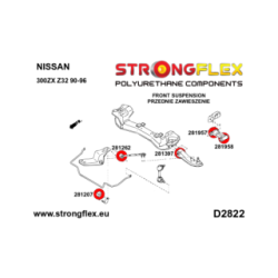 286233B: Front suspension bush kit