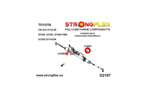 212090A: Steering rack clamp bush SPORT