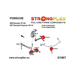 181912A: Rear anti roll bar bush SPORT