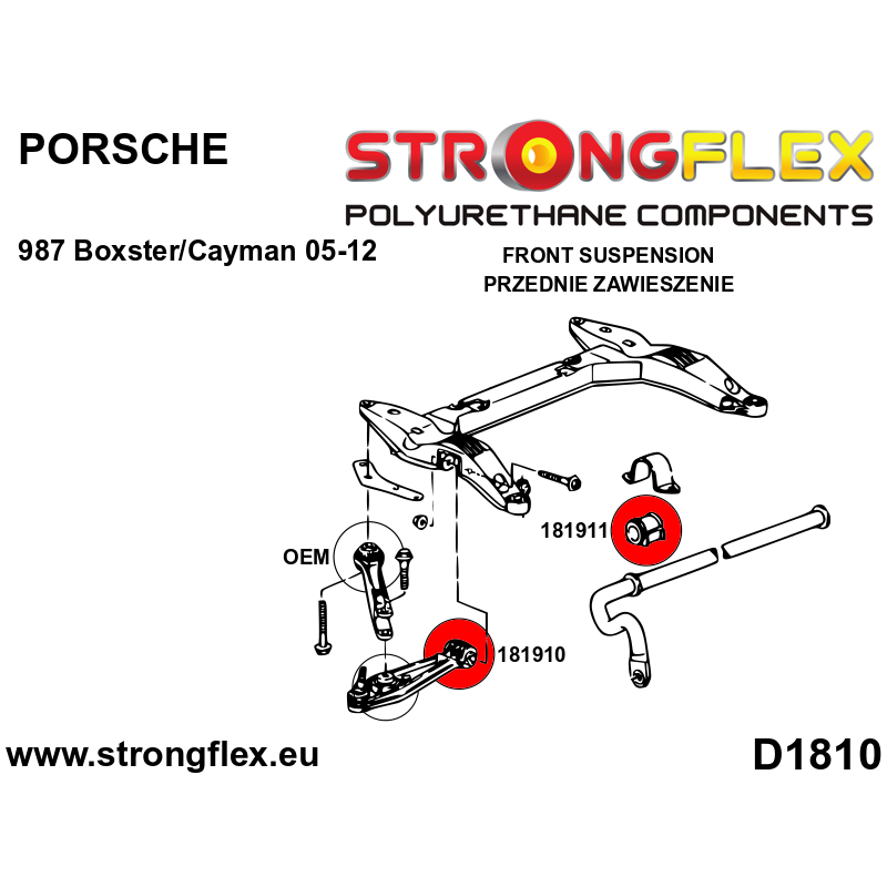 181910A: Wishbone bush – inner SPORT