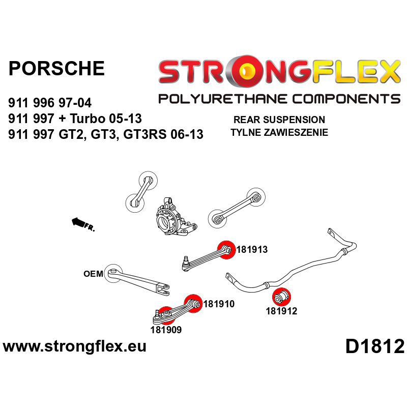 181910A: Wishbone bush – inner SPORT