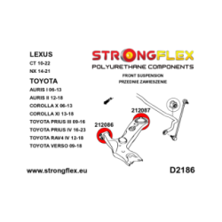 212086A: Front control arm – front bush SPORT