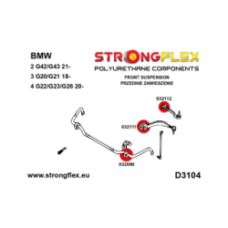 032111A: Front suspension - front bush SPORT