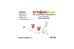 271922A: Front anti roll bar bush SPORT
