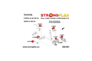 216296A: Full suspension bush kit SPORT