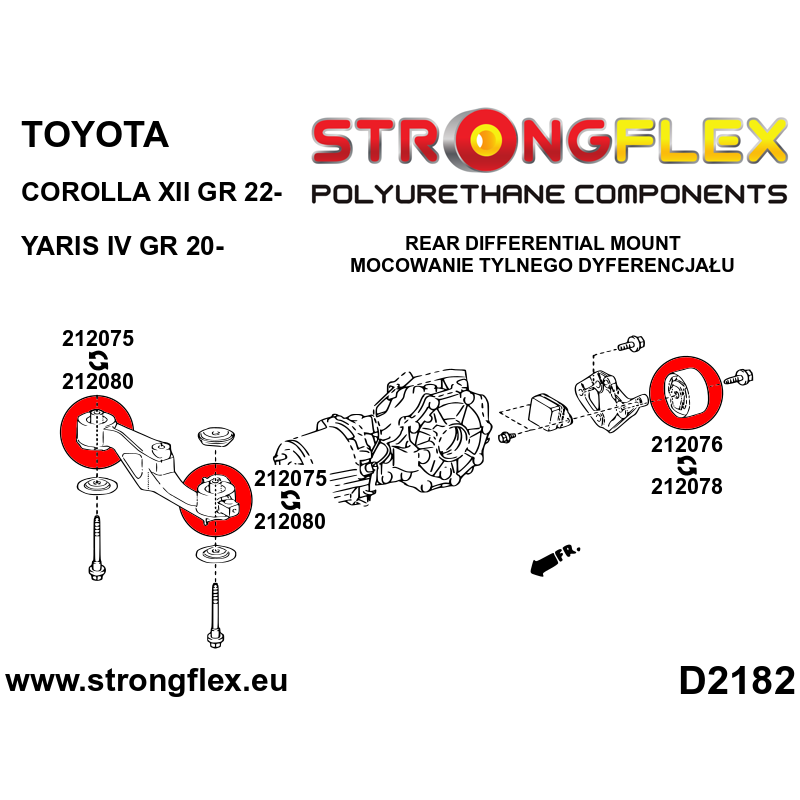 212076B: Rear diff mount - rear bush