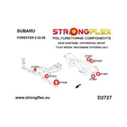 271812A: Differential Member - front bush SPORT