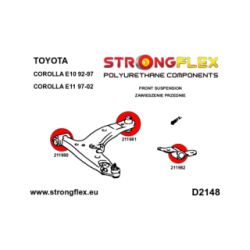 216293A: Full suspension bush kit SPORT