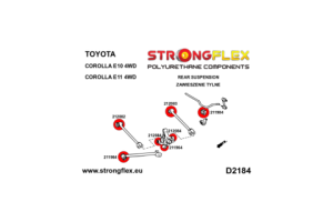 216293A: Full suspension bush kit SPORT