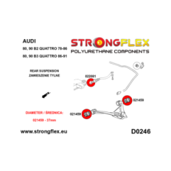 026286B: Full suspension polyurethane bush kit
