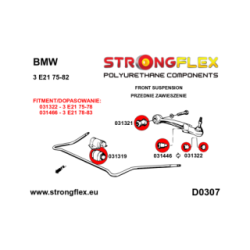 036128B: Front suspension bush kit