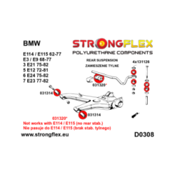 036125B: Rear suspension bush kit