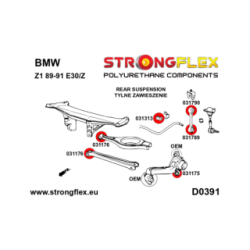 036120B: Rear suspension bush kit