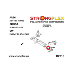 026281B: Front suspension and ream beam bush kit