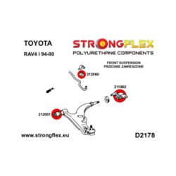 216289A: Front suspension bush kit SPORT