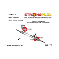 211698A: Steering rack clamp bush SPORT