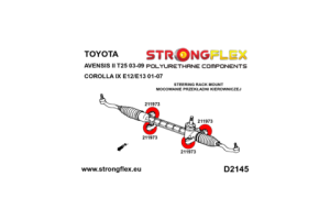 216290A: Full suspension bush kit SPORT