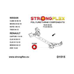 151950A: Rear beam bush SPORT