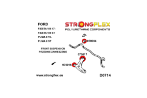 070016A: Front control arm – front bush SPORT