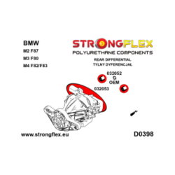 032053: Double rear differential bracket