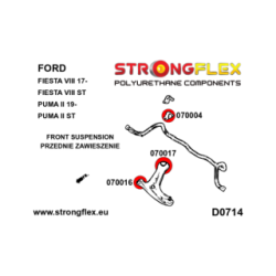 070017B: Front control arm – rear bush