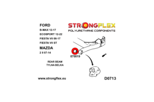 070019A: Rear beam bush SPORT