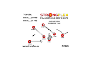 216285A: Full suspension bush kit SPORT