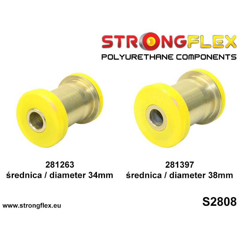 286211B: Front suspension bush kit
