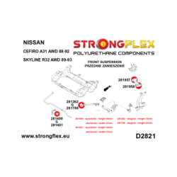 286210B: Front suspension bush kit