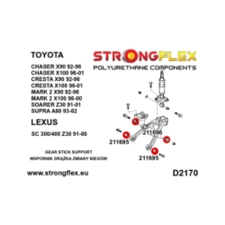211696A: Gear lever support bushing – upper SPORT