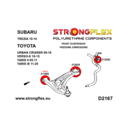 216280B: Front suspension bush kit