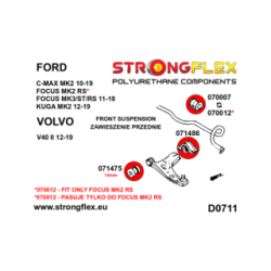 076164A: Full suspension bush kit SPORT