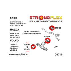 076160B: Front suspension bush kit