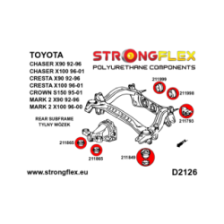 211998A: Rear diff mount - rear bush SPORT