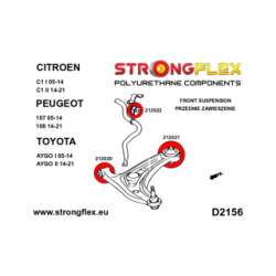 212020A: Front control arm – front bush 31mm SPORT