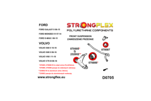 076159B: Full suspension bush kit