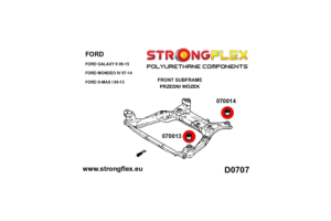070014A: Front subframe – rear bush SPORT