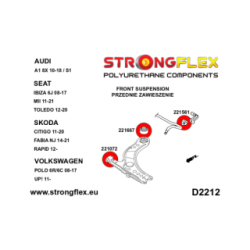 026274A: Full suspension polyurethane bush kit SPORT