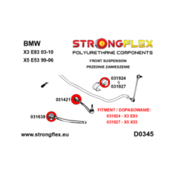036095A: Front suspension bush kit SPORT
