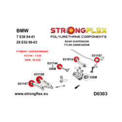 036088B: Rear suspension bush kit